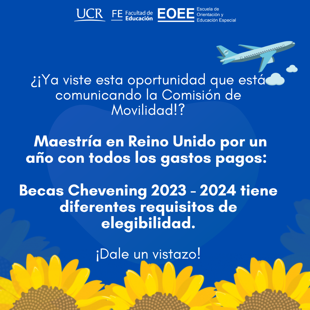 Becas Chevening 20232024 EOEE